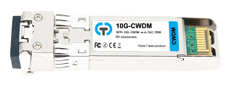 SFP+ модули 10G CWDM (1270–1610 нм, до 100 км, Duplex LC)